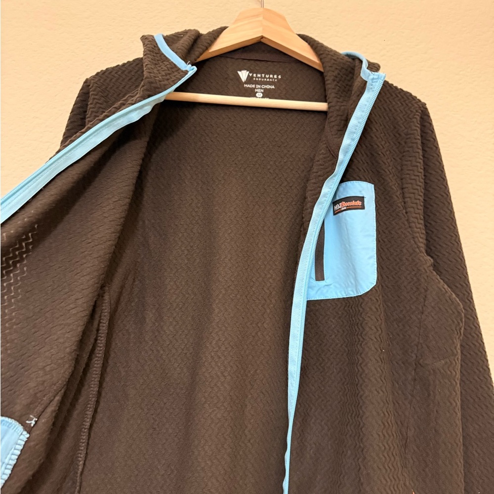 Hot Chocolate Run Race Hoodie Ventures Endurance Fleece Jacket Unisex M - Picture 6 of 8